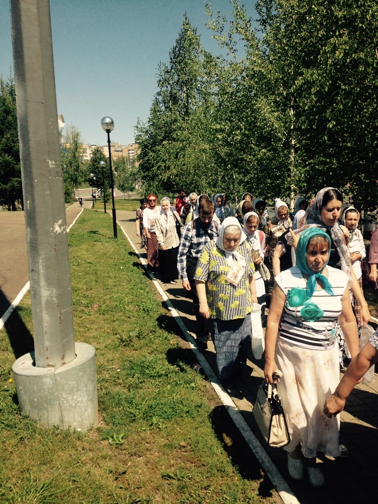 Крестный ход в день памяти Святых Царственных страстотерпцев